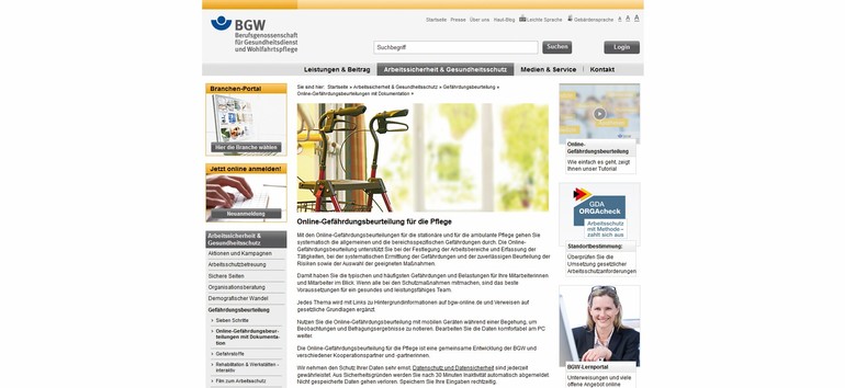 Jetzt Auch Fur Die Altenpflege Gefahrdungsbeurteilung Online Erstellen Ergo Med De